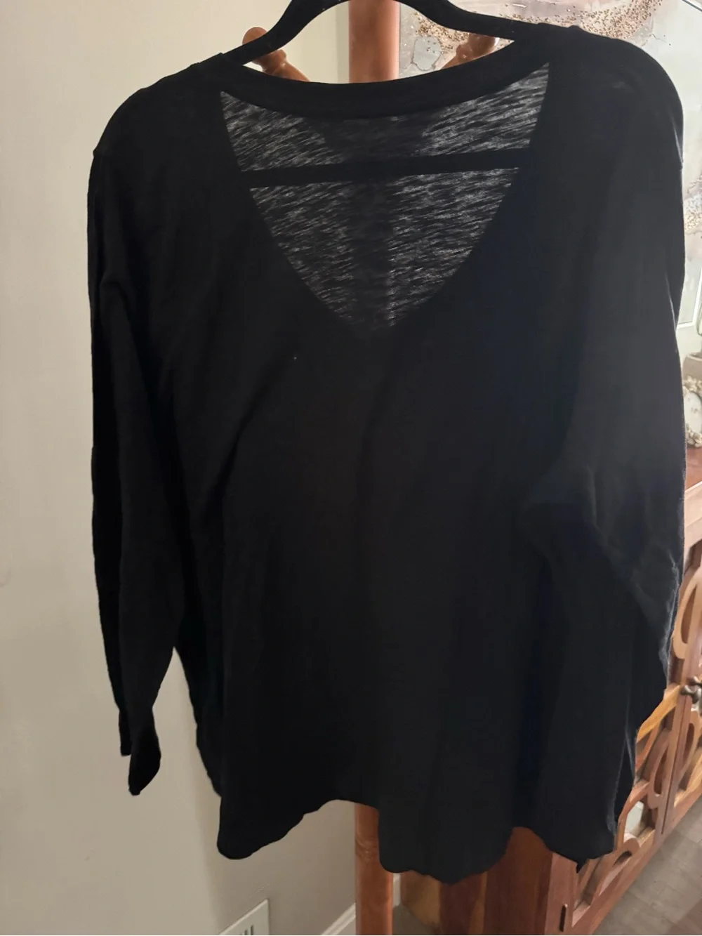 NWT Torrid Heritage Slub Jersey Long Sleeve Top Shirt Tee v Neck Size 2 - Picture 5 of 7
